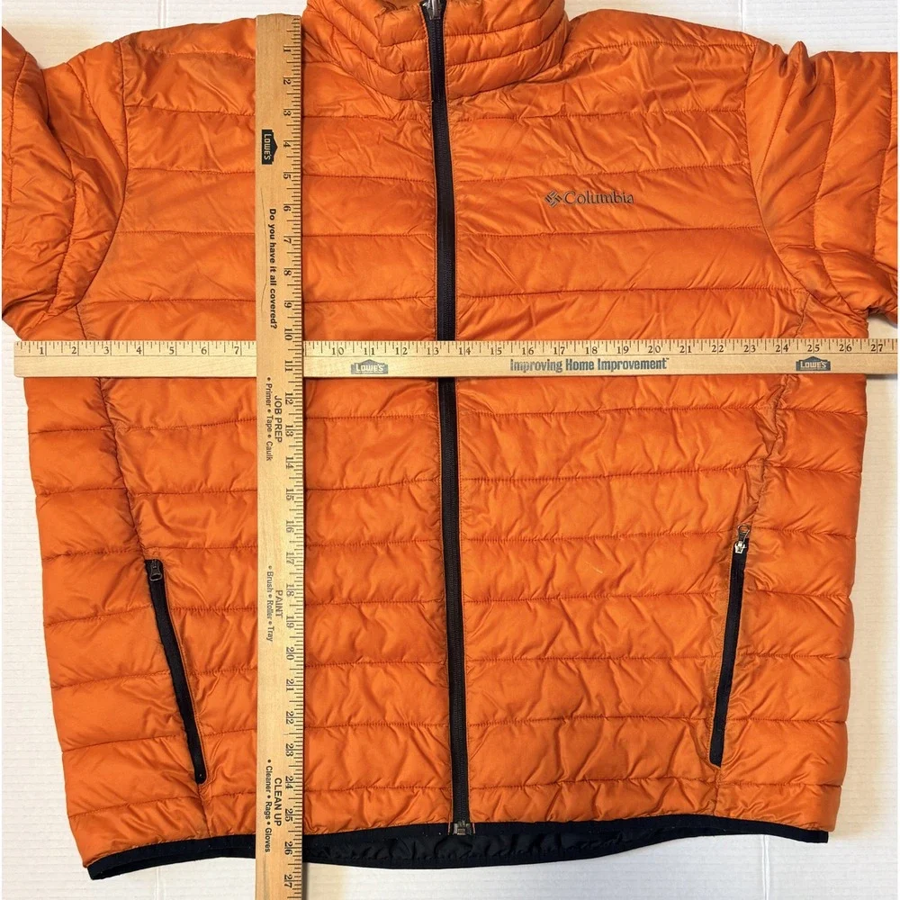 COLUMBIA - Men's Puffer Jacket - Quilted Full Zip Insulated Lightweight - XL